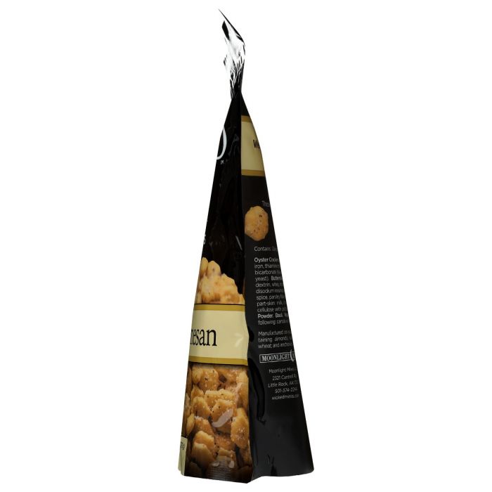 WICKED MIX: Garlic Parmesan Seasoned Oyster Crackers, 6 oz