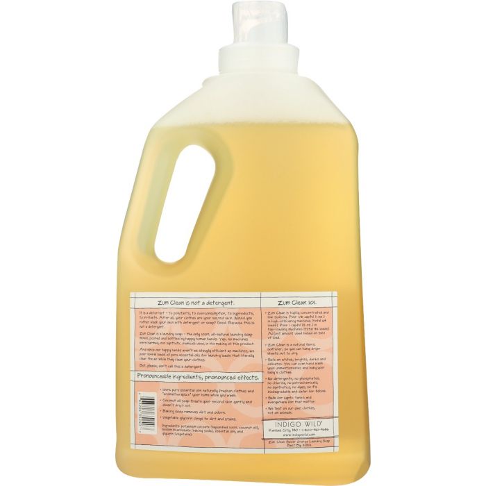 ZUM: Sweet Orange Laundry Soap, 64 fo