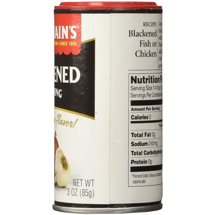 ZATARAINS: Blackened Seasoning, 3 oz