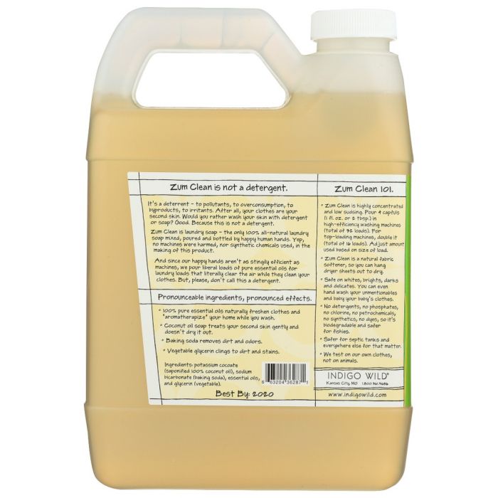 ZUM: Tea Tree Citrus Laundry Soap, 32 fo